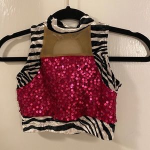 Cicci pink and zebra costume